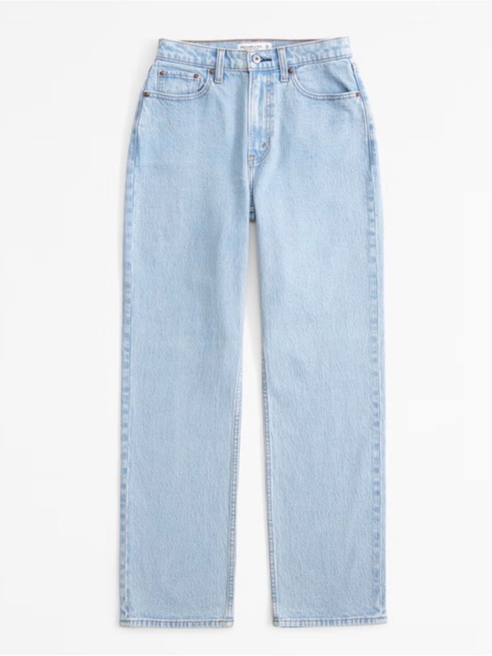 Abercrombie & Fitch Denim - Abercrombie & Fitch Sz 29/8R Ankle Straight Ultra High Rise Light Wash